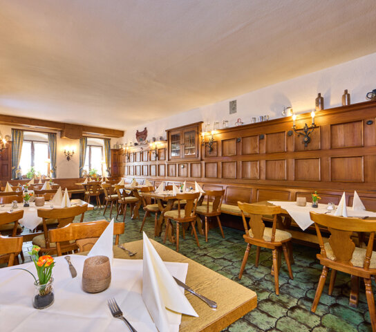 Gaststube im Gasthof Drei Mohren