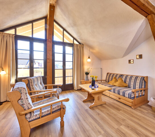 Sitzecke im Familienzimmer