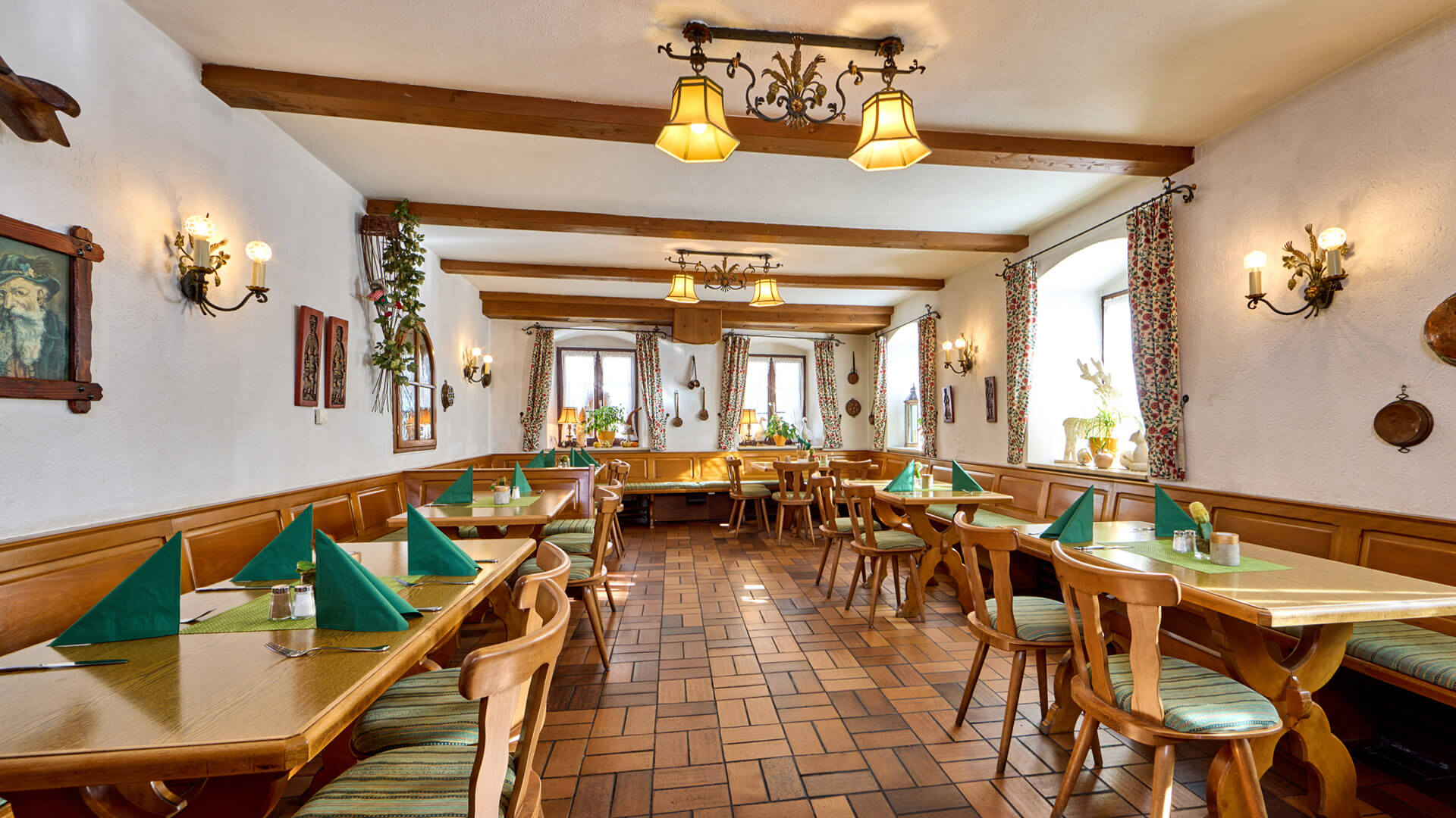 Gaststube im Hotel Gasthof Drei Mohren
